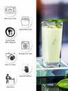 Glass Juice Tumbler Set of 6pcs
