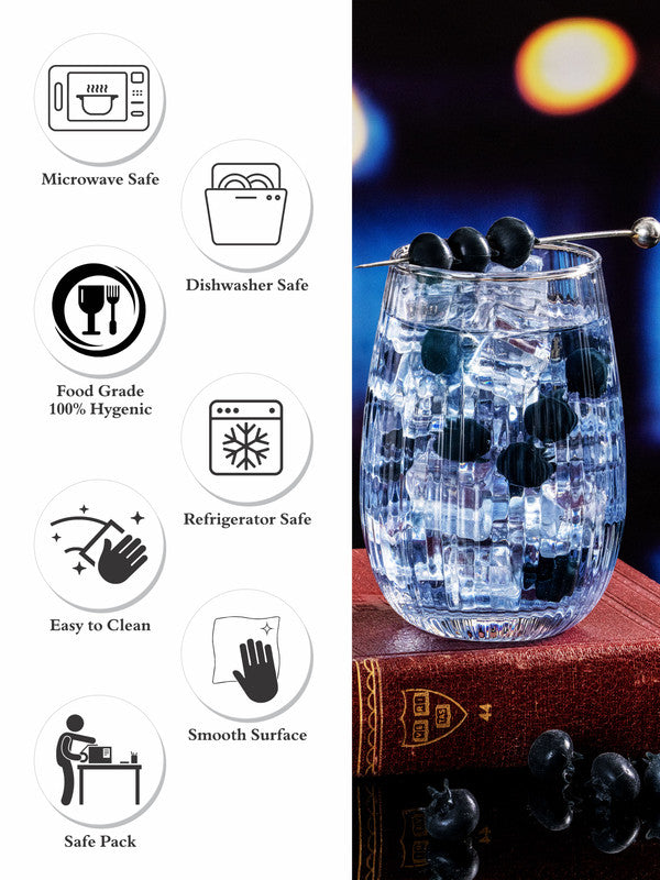 Glass Juice Tumbler Set of 6pcs