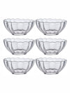 Clear Glass Bowl Set of 6pcs