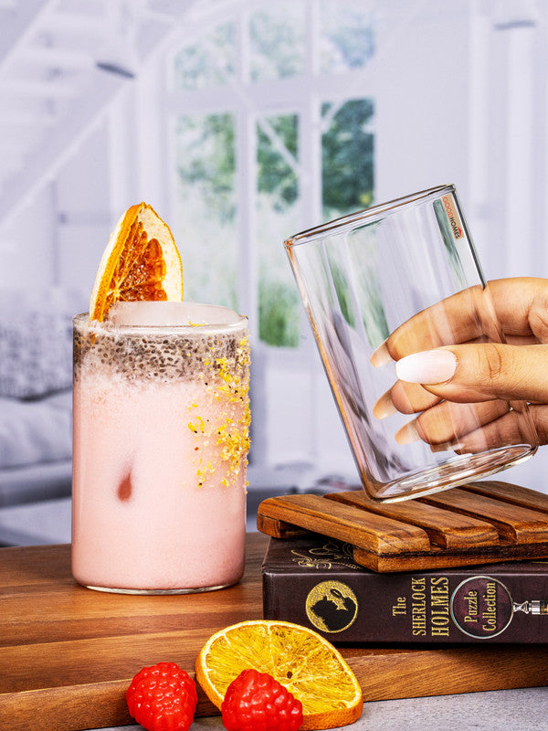 Clear Glass Tumbler Set of 6pcs