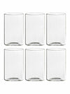 Clear Glass Tumbler Set of 6pcs