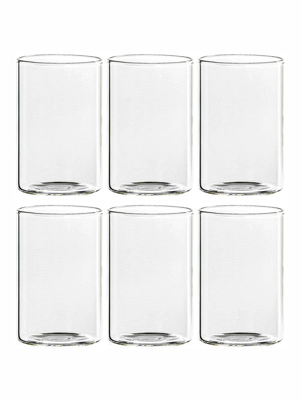 Clear Glass Tumbler Set of 6pcs