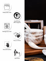 Fine Bone China Soup Set of 12pcs