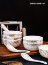 Fine Bone China Soup Set of 12pcs
