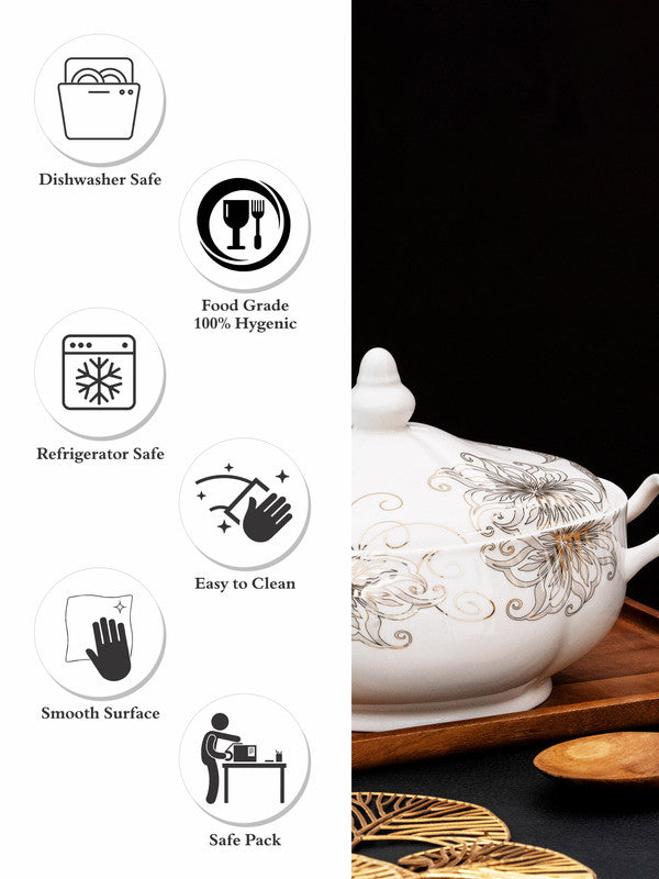 Fine Bone Chine Serving Casserole
