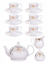 Fine Bone China Tea Set of 15pcs