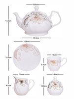 Fine Bone China Tea Set of 15pcs