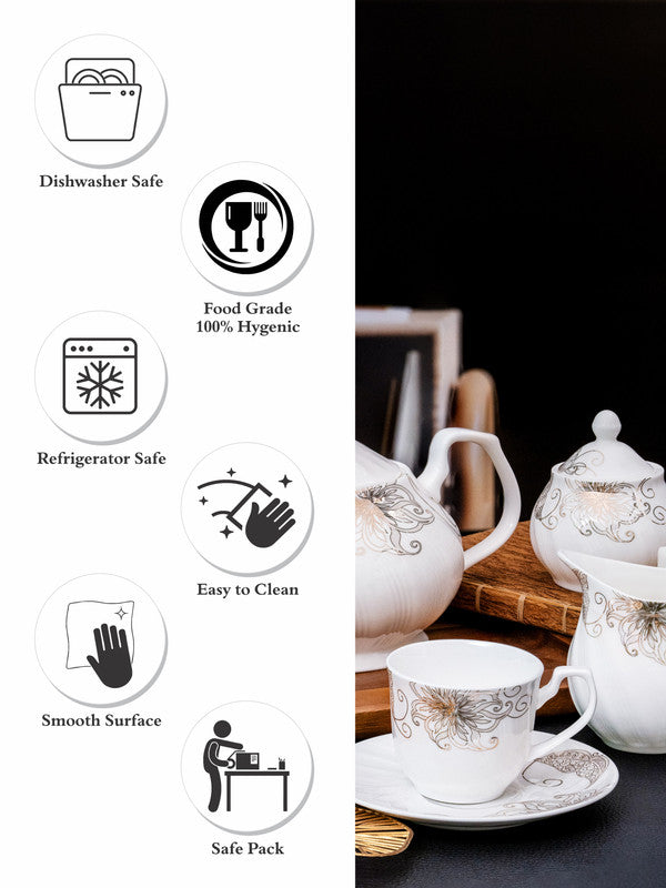 Fine Bone China Tea Set of 15pcs
