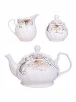 Fine Bone China 3pcs Serving Tea Set
