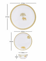 Opal Glass Dinner Set of 16pcs