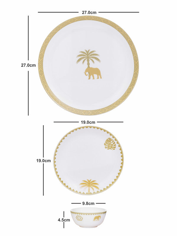 Opal Glass Dinner Set of 16pcs