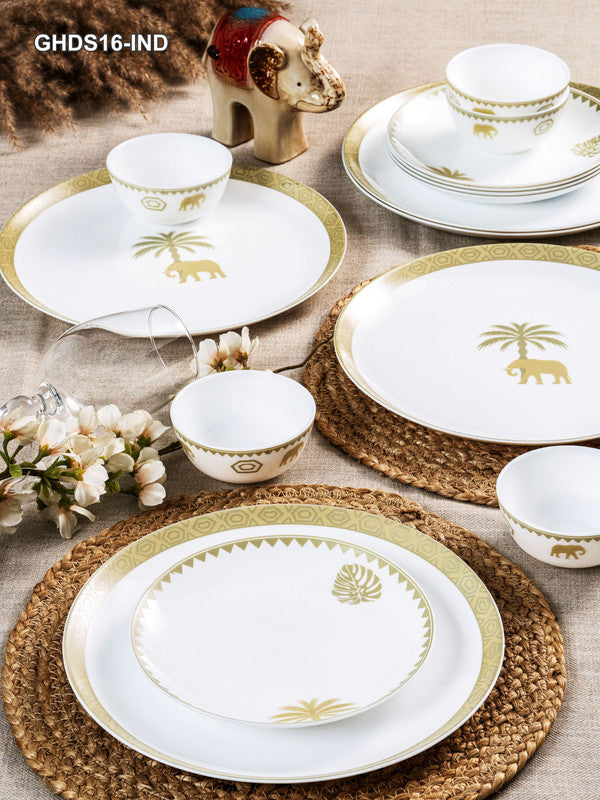 Opal Glass Dinner Set of 16pcs