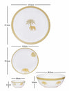 Opal Glass Dinner Set of 20pcs