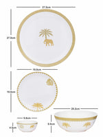Opal Glass Dinner Set of 20pcs