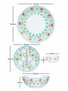 Opalware Dinner Set of 20pcs - Summer  Flower