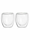 Borosilicate Double Wall Glass Tumbler Set of 2pcs