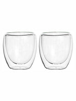 Borosilicate Double Wall Glass Tumbler Set of 2pcs