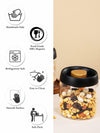 Glass Storage Jar Set of 3pcs with Lid