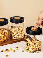 Glass Storage Jar Set of 3pcs with Lid