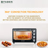 FRANKE ELECTRIC OVEN TOASTER GRILL DOUBLE GLAZE FOTG 34L BK DOUBLE GLAZE