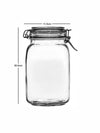 Glass Airtight Storage Jar set of 2pcs