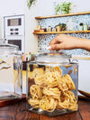 Clear Glass Storage Jar Set With Lid of 2pcs