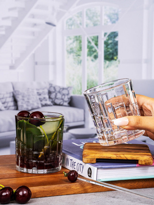 Clear Glass Tumbler Set of 6pcs