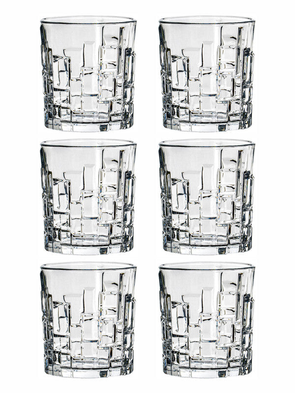 Clear Glass Tumbler Set of 6pcs