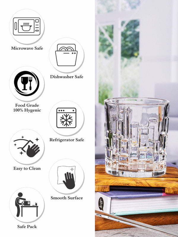 Clear Glass Tumbler Set of 6pcs
