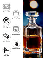 Glass Whiskey Jar with Lid