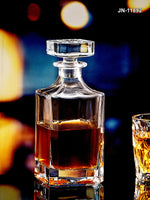 Glass Whiskey Jar with Lid