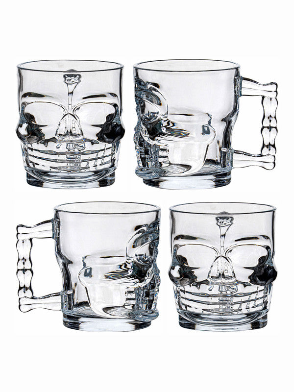 Glass Tea/Coffee Mug Set of 4pcs