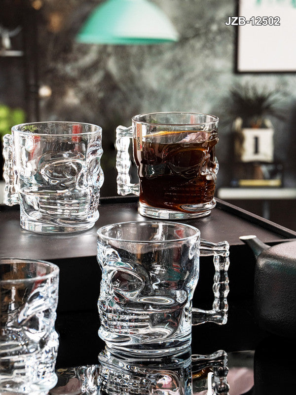 Glass Tea/Coffee Mug Set of 4pcs