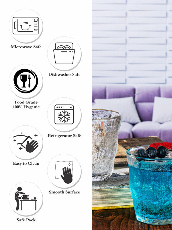 Glass Tumbler Set of 6pcs