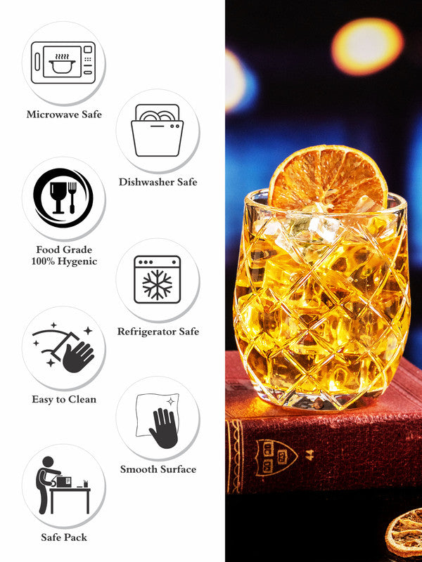 Glass Juice Tumbler Set of 6pcs