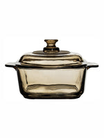 Colour Glass Casserole with Lid