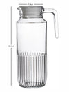 Clear Glass Water Jug with Lid