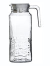 Clear Glass Water Jug with Lid