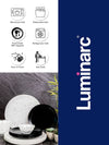 Color Print Glass Dinner Set of 18pcs
