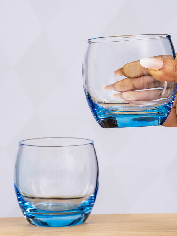 Color Glass Tumbler Set of 6pcs