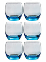 Color Glass Tumbler Set of 6pcs