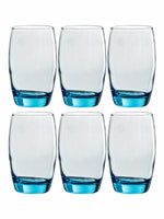 Color Glass Tumbler Set of 6pcs
