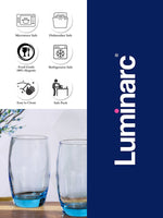 Color Glass Tumbler Set of 6pcs