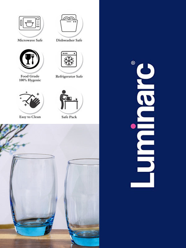 Color Glass Tumbler Set of 6pcs