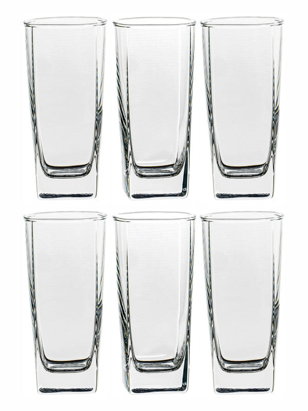 Clear Glass Tumbler Set of 6pcs