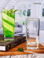 Clear Glass Tumbler Set of 6pcs