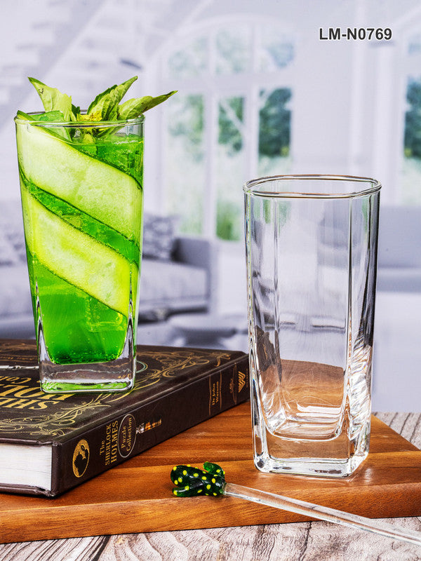 Clear Glass Tumbler Set of 6pcs