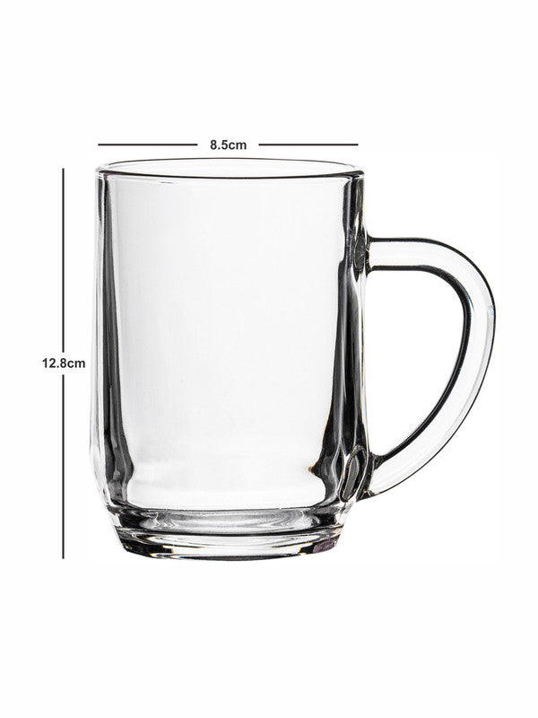 Clear Glass Haworth Beer Mug Set of 2pcs