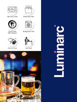 Clear Glass Haworth Beer Mug Set of 2pcs