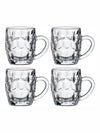 Clear Glass Britamia Beer Mug Set of 4pcs